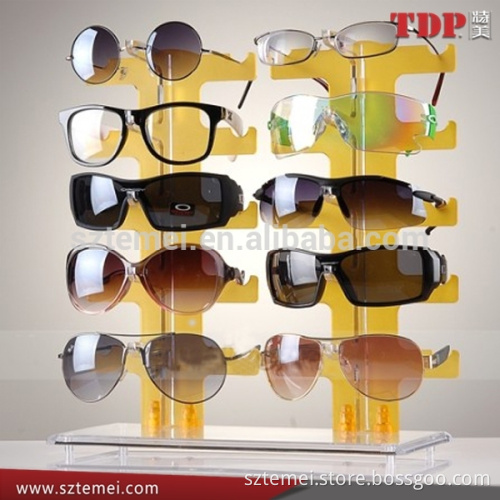 POP acrylic sunglass display,eyeglasses display shelf ,glasses display stand from shenzhen manufacture